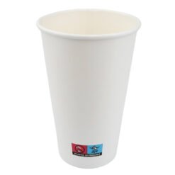 16oz Single Wall White Coffee Cup