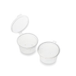 1oz Hinged Sauce Cup (1000pcs)
