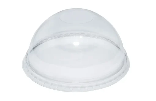 16oz Clear Smoothie Cup Domed Lid No Hole (1000pcs)