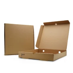Plain Brown Pizza Box (7″) (90pcs)