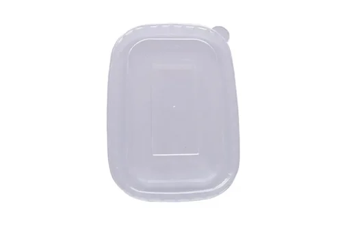 Clear PET Rectangular Lids (500ml/750ml/1000ml) - (300 Pcs)