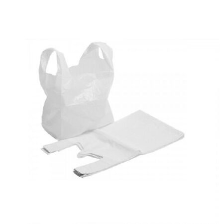Hi Tensile White Vest Carriers (S4) (1000pcs)