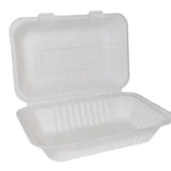 Bagasse Biodegradable Clamshell (9 x 6")