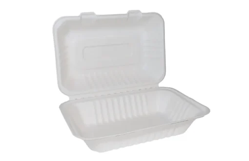 Bagasse Biodegradable Clamshell (9 x 6")