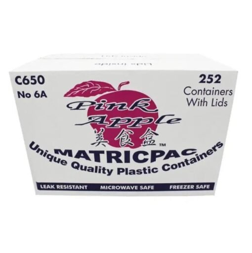 Plastic Rectangular Food Containers (650ml)