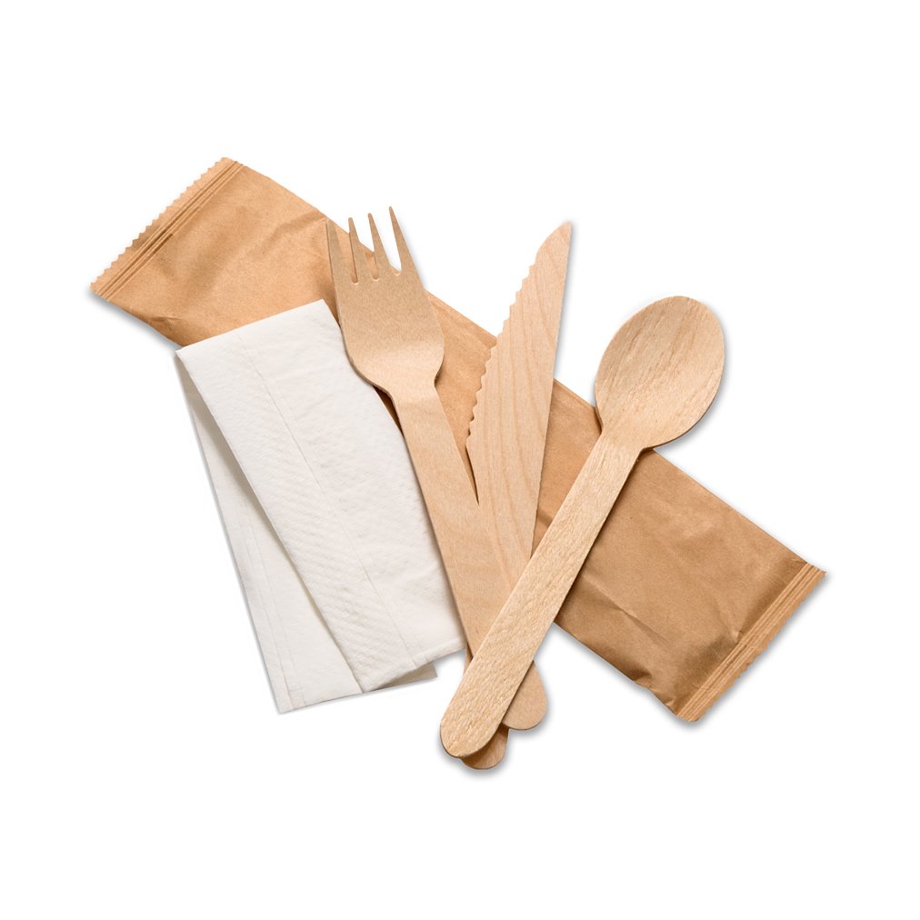 Wooden Cutlery Meal Pack (250 pcs)
