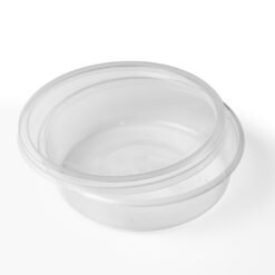 8oz Round Microwave Container & Lids (250pcs)