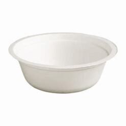 Bagasse White Round Bowl (12oz) (500pcs)