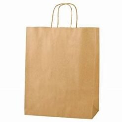Brown Ext Craft Handle Bag (Large)