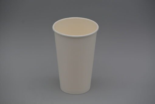 7oz Single Wall Coffee Cup (Squat White)