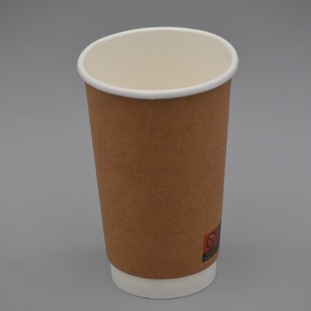 Brown Double Wall Hot Drink Cup