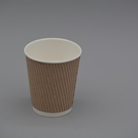 Brown Triple Wall (Ripple) Hot Drink Cup