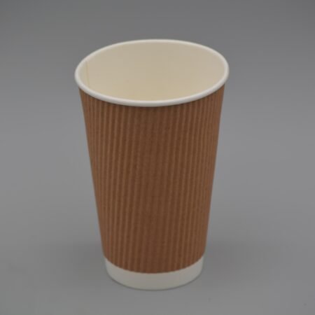 Triple Wall (Ripple) Hot Drink Cup (Brown)