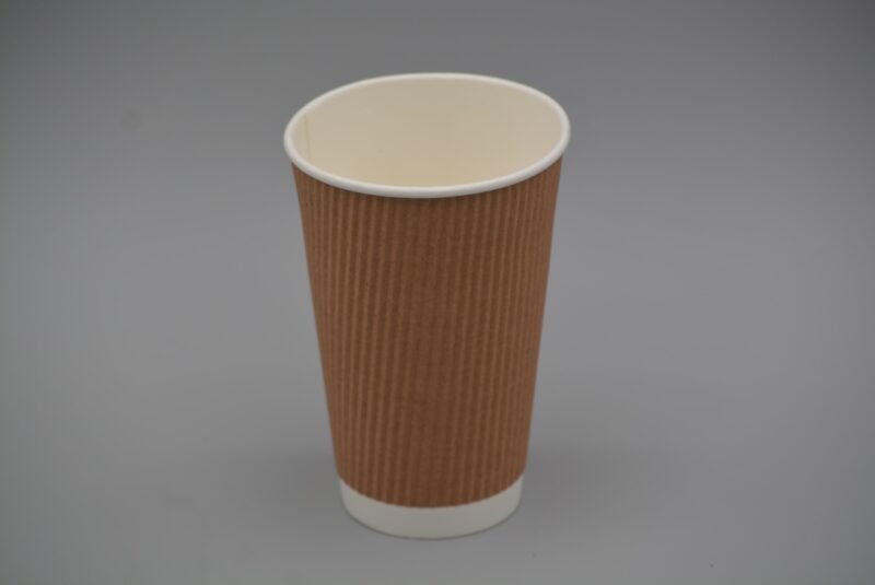 Triple Wall (Ripple) Hot Drink Cup (Brown)