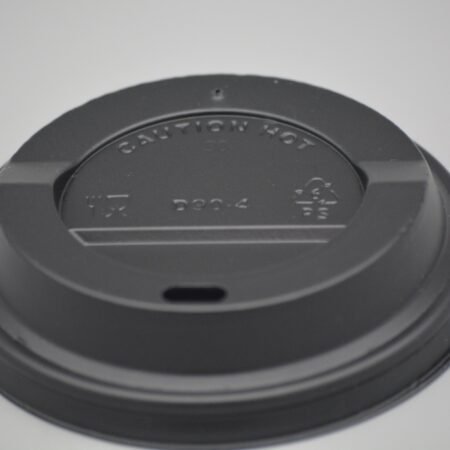 Black Plastic Domed Lid