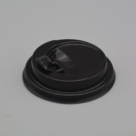 Black Reclosable Coffee Cup Lid