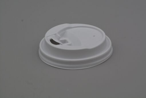 White Reclosable Coffee Cup Lid