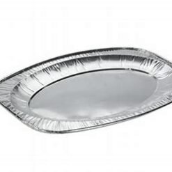 Medium Oval Aluminium Platter (17″) (50PCS)