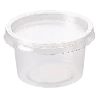 4oz Plastic Cups & Lids (800pcs)