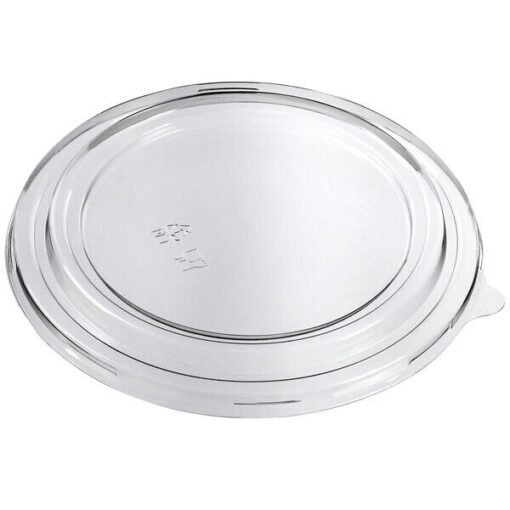 Clear Round Kraft Bowl RPET Lid (150mm) (300pcs)