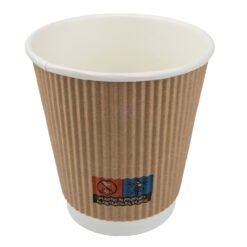 12oz Kraft Triple Wall (Ripple) Coffee Cup