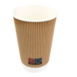 16oz Triple Wall Kraft Coffee Cup (Brown)