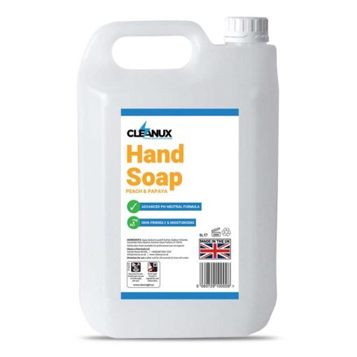 Cleanux Liquid Hand Soap (Peach and Papaya)