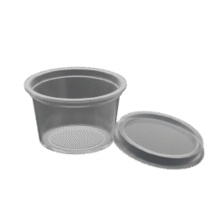 4oz Plastic Containers with Lids (450pcs)