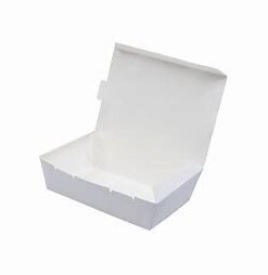 Kraft Whiteboard Lunch Box Plain (5″) (200pcs)