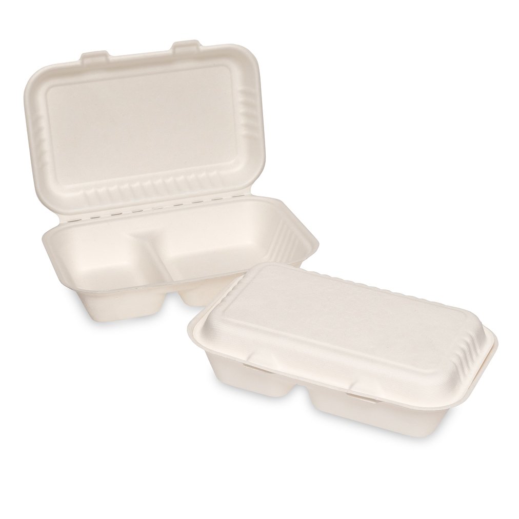 Bagasse Meal Box 2 Comp
