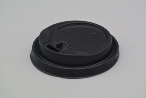 Black PP Lift & Lock Coffee Cup Lid
