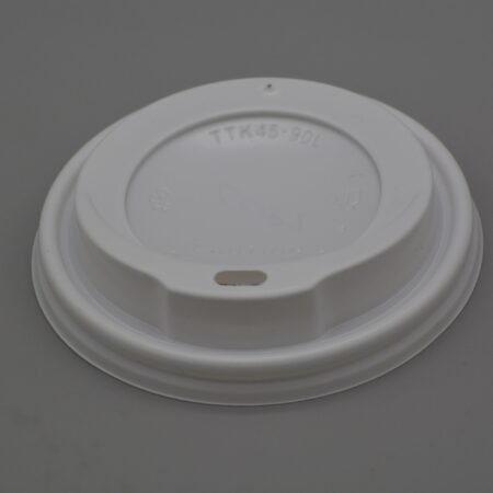 White PS Coffee Cup Sip Lid
