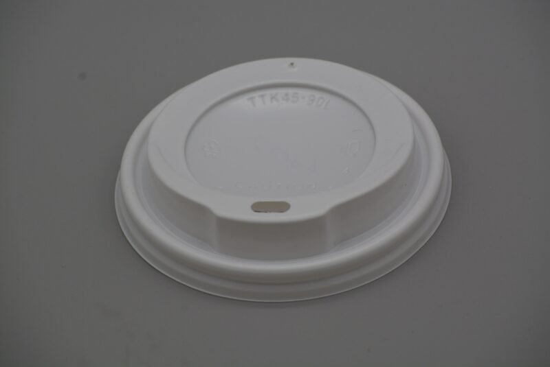 White PS Coffee Cup Sip Lid