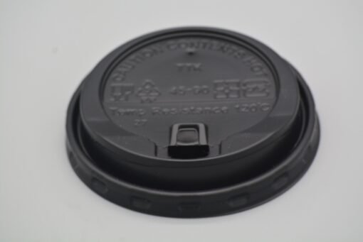 Black Lift & Lock Coffee Cup Lid