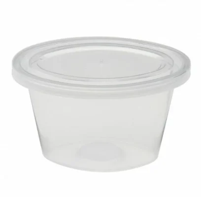 2oz Plastic Containers & Lids (800 PCS)
