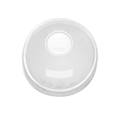 8 oz dome lid (No hole) for smoothie cup RPET 78mm